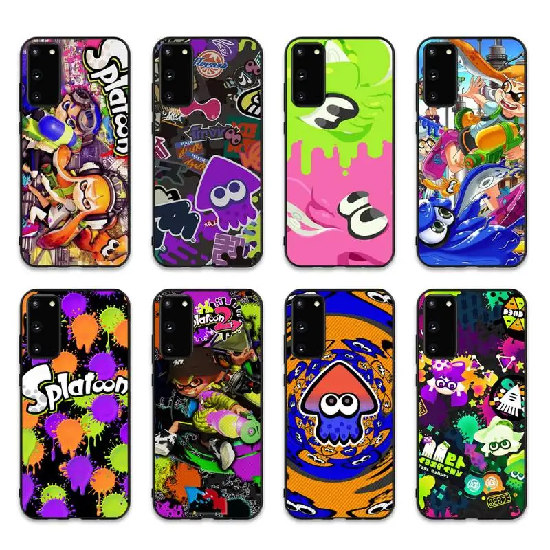 

Pearl Switch Splatoon 2 Lambskin Phone Case for Samsung S20 lite S21 S10 S9 plus for Redmi Note8 9pro for Huawei Y6 cover
