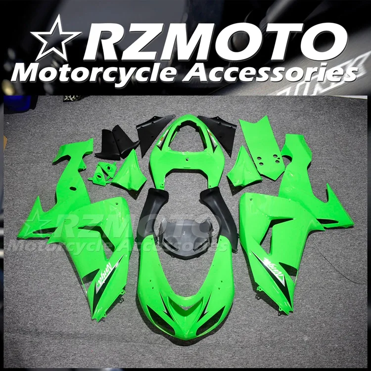 

Injection Mold New ABS Whole Fairings Kit Fit For Kawasaki Ninja ZX-10R 2006 2007 10R 06 07 Bodywork set Green