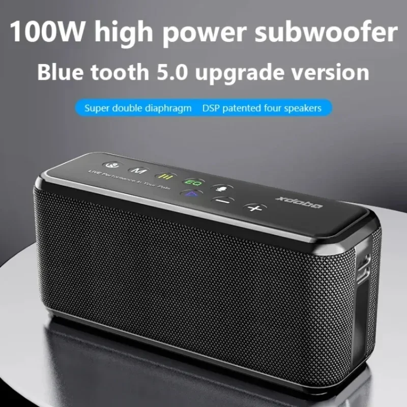 XDOBO X8 MAX Caixa De Som Bluetooth-колонки 100 Вт Супермощный сабвуфер Бумбокс для кемпинга на