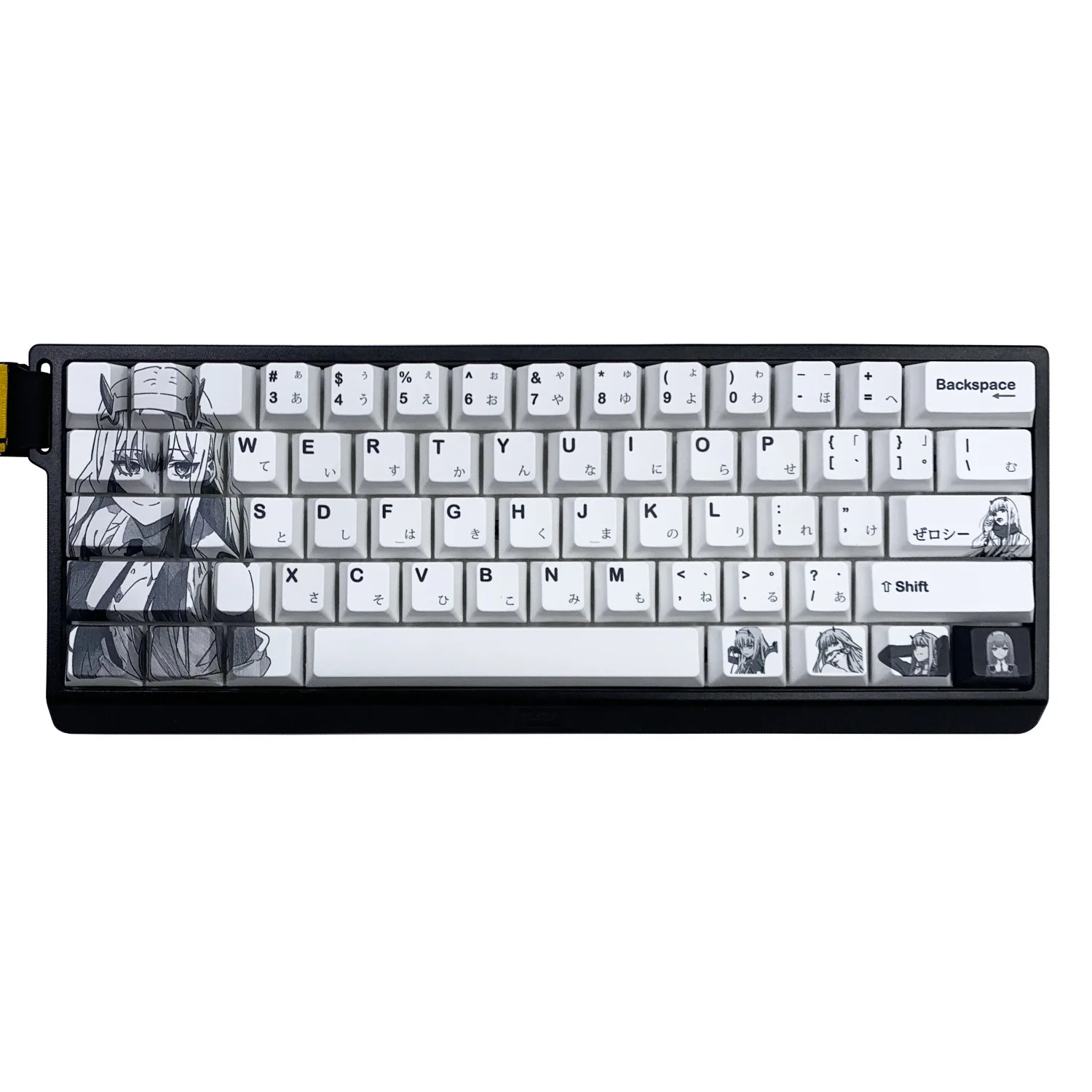 Funblocks DARLING in the FRANXX Zero Two 131 Keycaps PBT