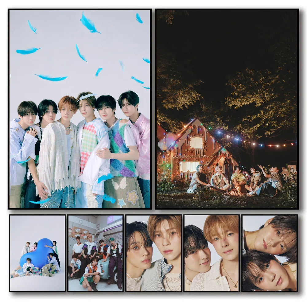 Kpop N-NCT Wish самоклеящиеся искусства Настенный декор для кофейного дома бара