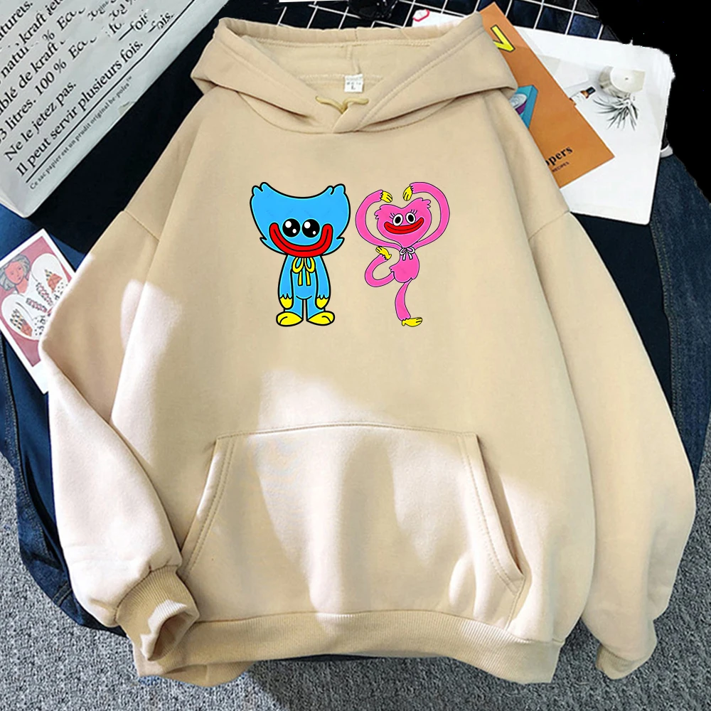 

Kawaii Poppy Playtime Hoodies Men Women's Fashion Hip Hop Hoodie Couple Clothes Female Winter Tracksuit Game Hooded Sweatshirts
