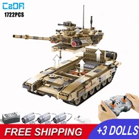 cada military army tank building blocks set constructions on model remote control tanks moc bricks educational toys for children