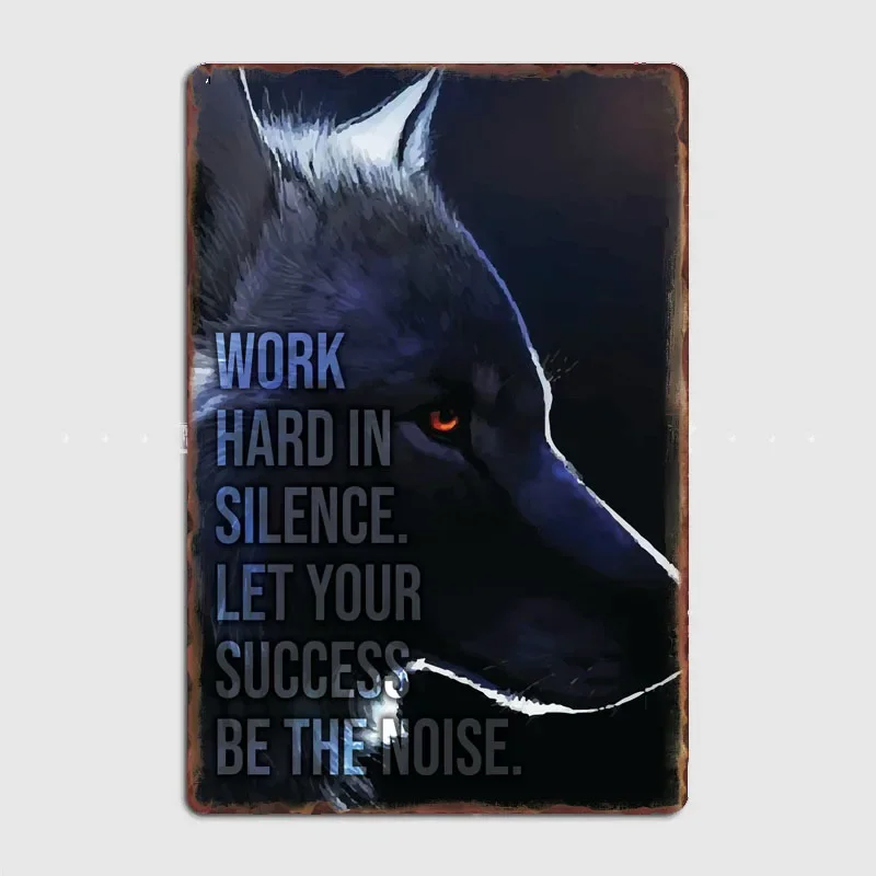 Работайте усердно в тишине с художественной панелью пейзажем Превратите свой