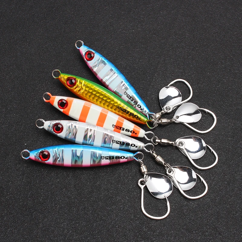 5 шт./комплект приманка для рыбалки с крючками