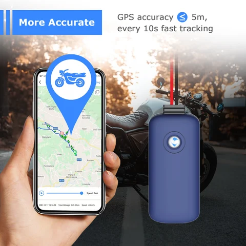 Водонепроницаемый GPS-трекер для мотоцикла 2G GSM сетевое проводное соединение с приложением для Android iOS оплатить при использовании