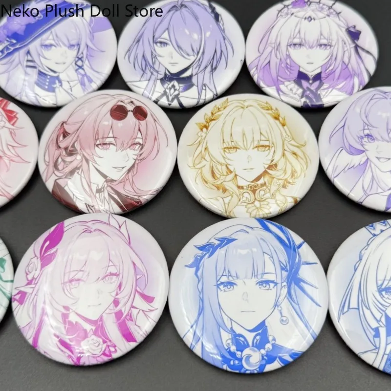 Значки-пины Honkai: Star Rail с персонажами Блейд, Файнон, Файрфлай, Дань Хэн, Силиан, Сампо, аниме-значки, милые мультяшные броши-значки (art.: 3920dc7365a53) - 3920dc7365a53