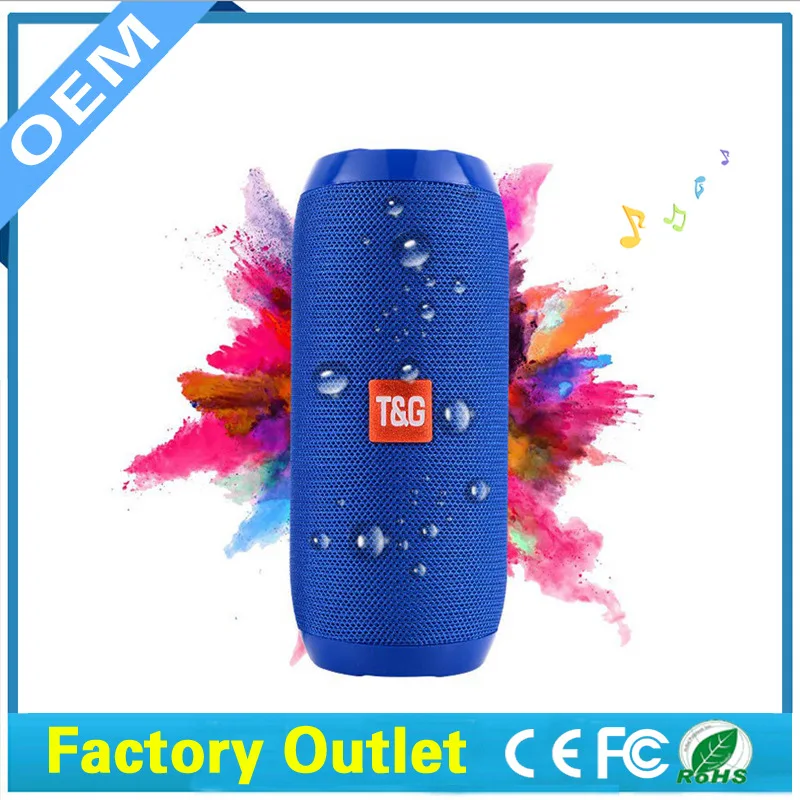 

TG117 Outdoor Speaker 10W USB Waterproof Portable Subwoofer Hifi Wireless Column Loudspeaker Support TF Card FM Radio Aux Input