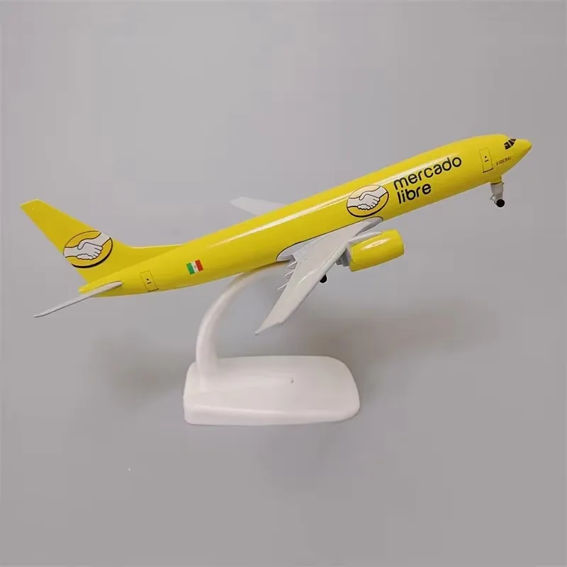 20 см металлическая модель самолета B737 Mexican Mercado Libre Airlines копия из сплава