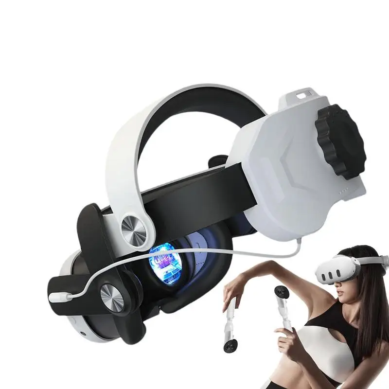 

Ремешок для головы VR, Аккумулятор 6000 мАч, зарядная гарнитура, Аккумуляторный блок для вопросы 3, регулируемый дизайн, аксессуары VR для путешествий, бизнеса