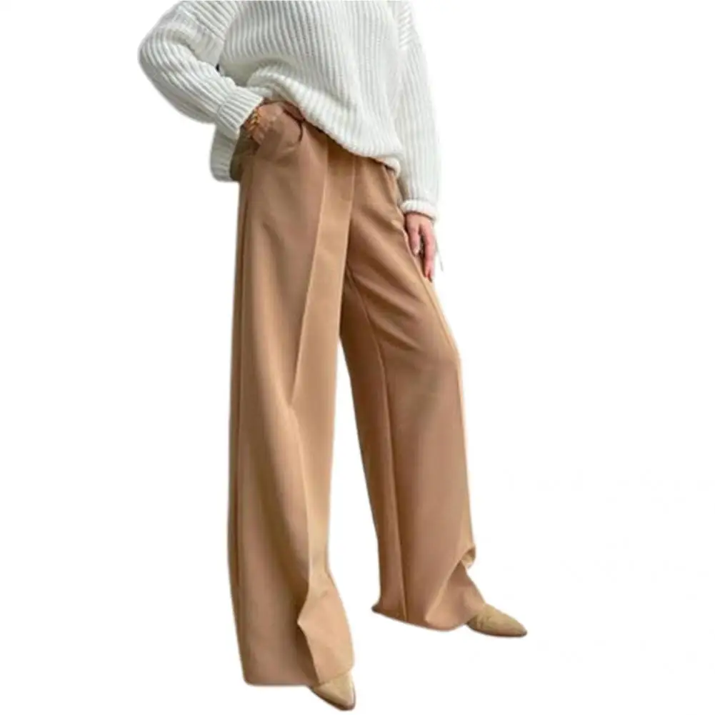 

Стильные костюмы, брюки, узкие женские брюки, однотонные темпераментные брюки