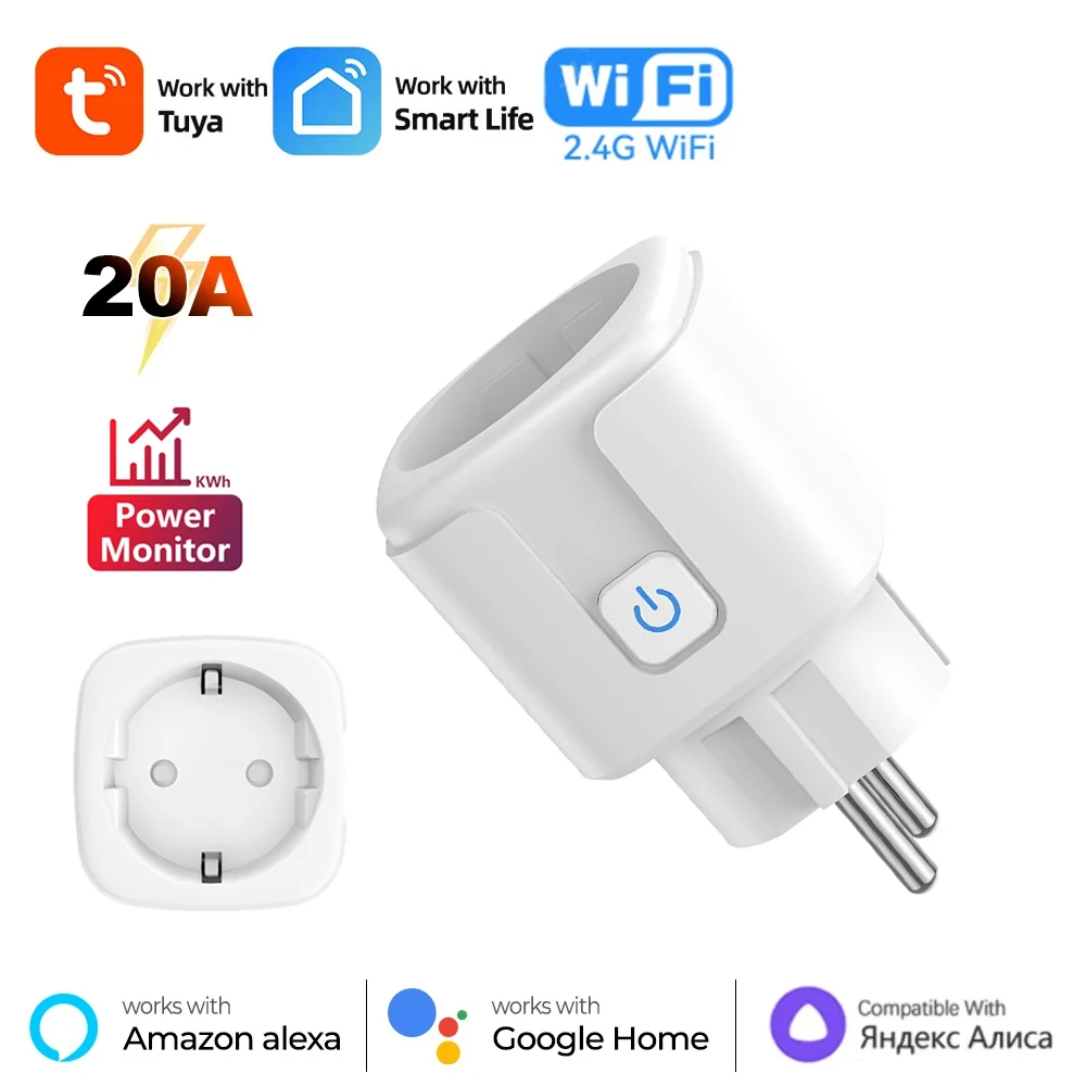 

RYRA Умная розетка Tuya 20A