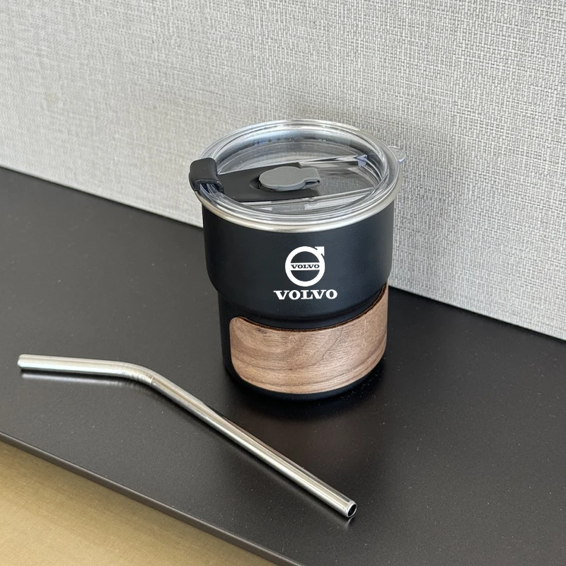 304 Автомобильная кофейная кружка из нержавеющей стали с крышкой для напитков