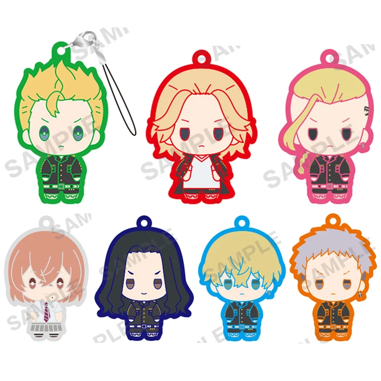 Фото Японское аниме BUSHIROAD Gachapon Gacha, Капсульная игрушка, аниме Токийский Мстители, подвесные украшения №2