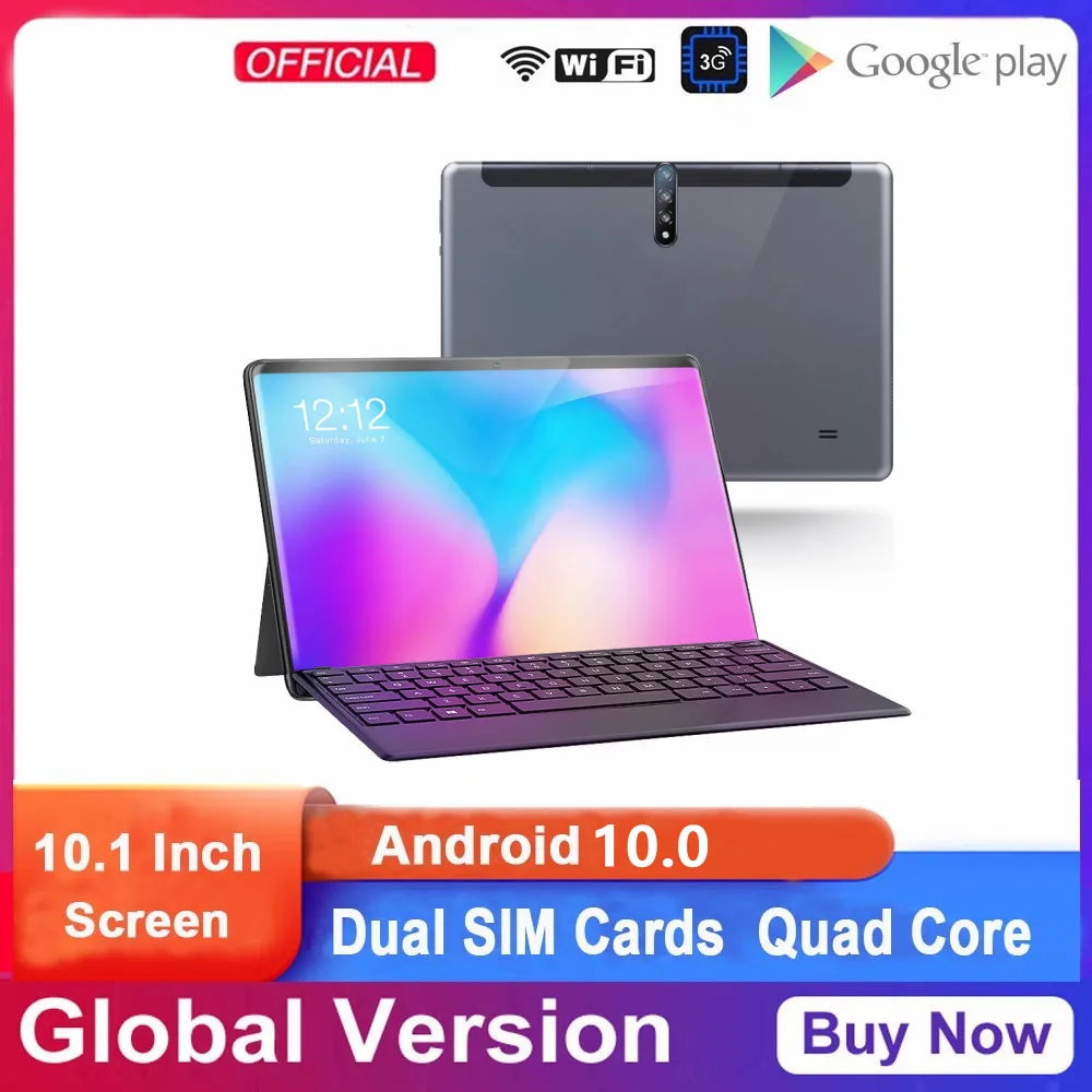 

Планшет на Android 10, экран 10,1 дюйма, 6 ГБ + 128 ГБ