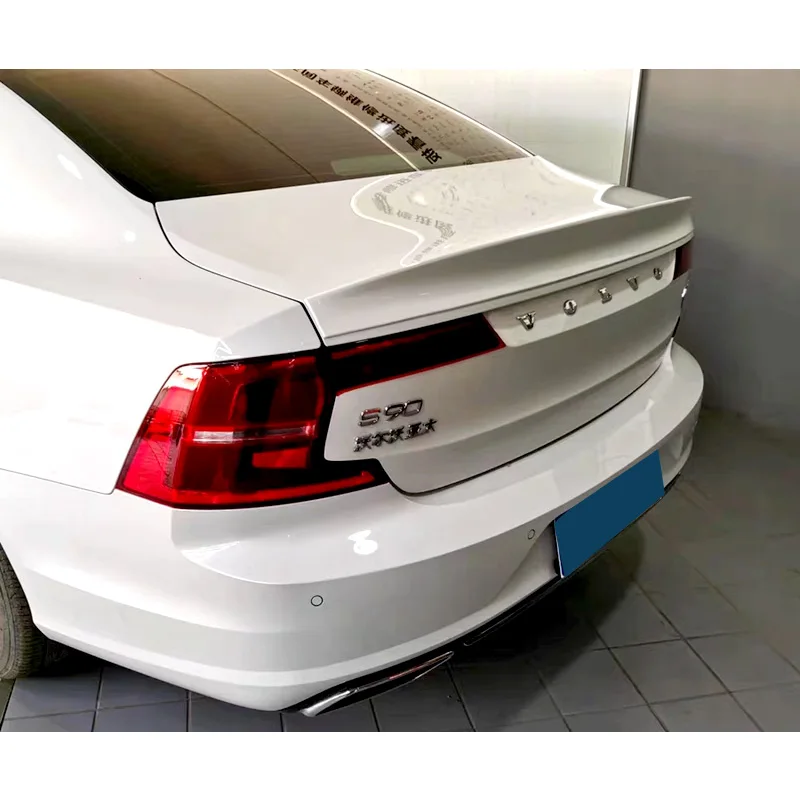 Белый спойлер для задних плавника VOLVO S90 2017-2020 Аксессуары заднего крыла из