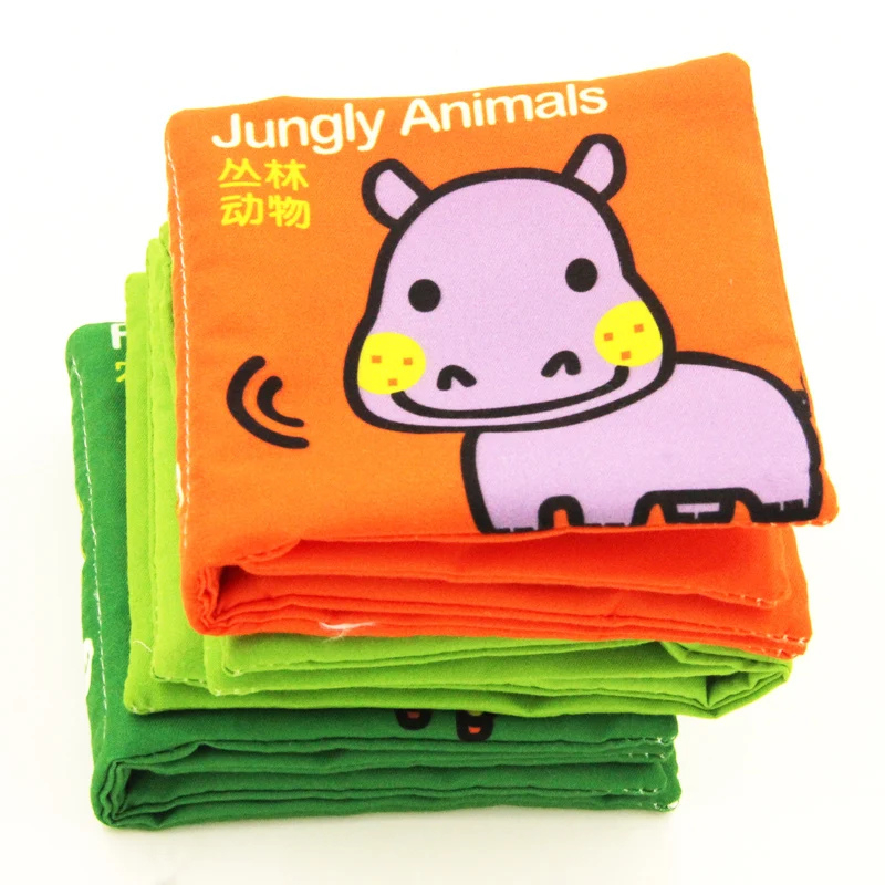 

Baby Toys Soft Cloth Books Rustle Sound Infant Educational Stroller Rattle Newborn Crib Bed Baby Toys 0-36 Months Baby Gifts