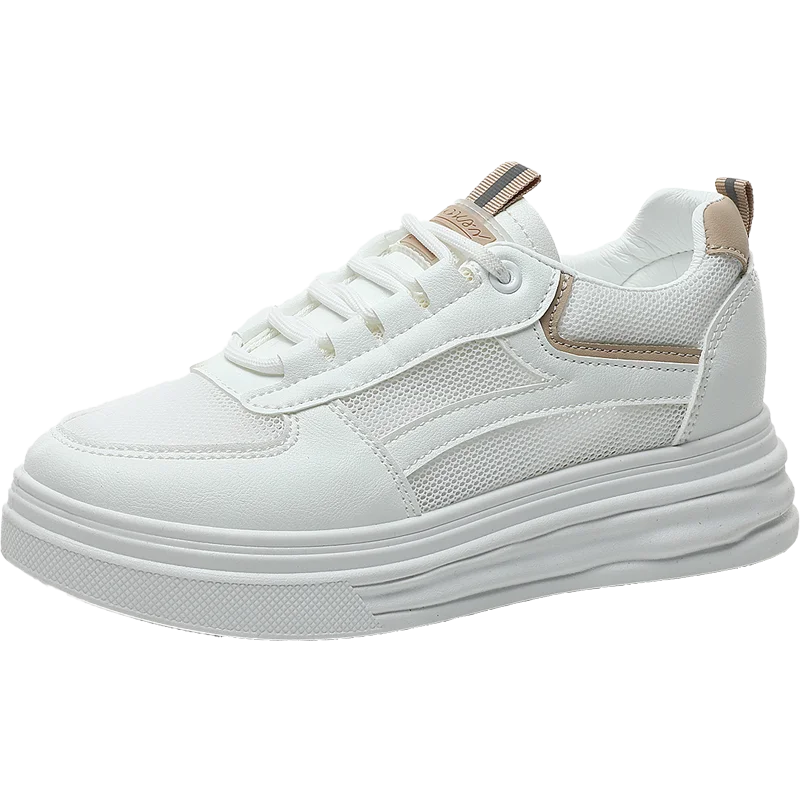 2023 Single Mesh Breathable Inside Increasing Fashion Trend Everything Casual Board Shoes Women's Shoes