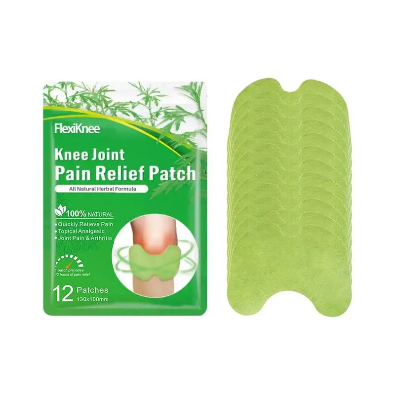 

Wormwood Knee Joint Patch Fast-Acting Warming Herbal Plaster Hurt Patches 12PCS Long Lasting Herbal Hurt Patch Paste Heat Patch