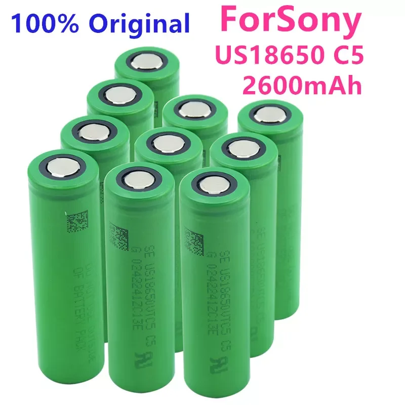 

2023New 100% Original US18650 VTC5 Li-ion rechargeable 18650 battery for VTC5 30A 3000mah ForSony toys tools flashlight+free shi