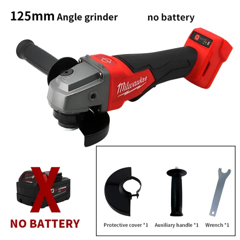 Высококачественная угловая шлифовальная машина Milwaukee M18 с литиевой батареей