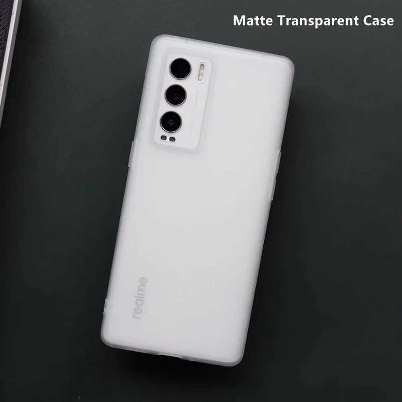 Для Realme GT Master Explorer Edition чехол ультратонкий матовый прозрачный для телефона мягкий