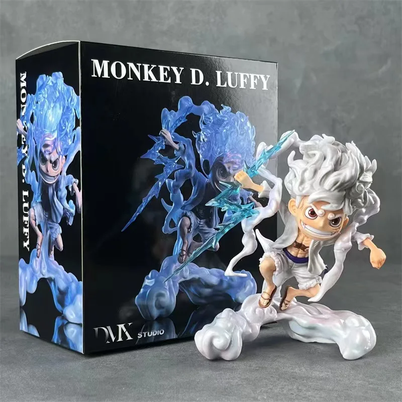 

Фигурки героев аниме Luffy Gear 5, «Бог Солнца», «Ника», «молния», цельные, ПВХ, коллекционные игрушки, украшение для подарка