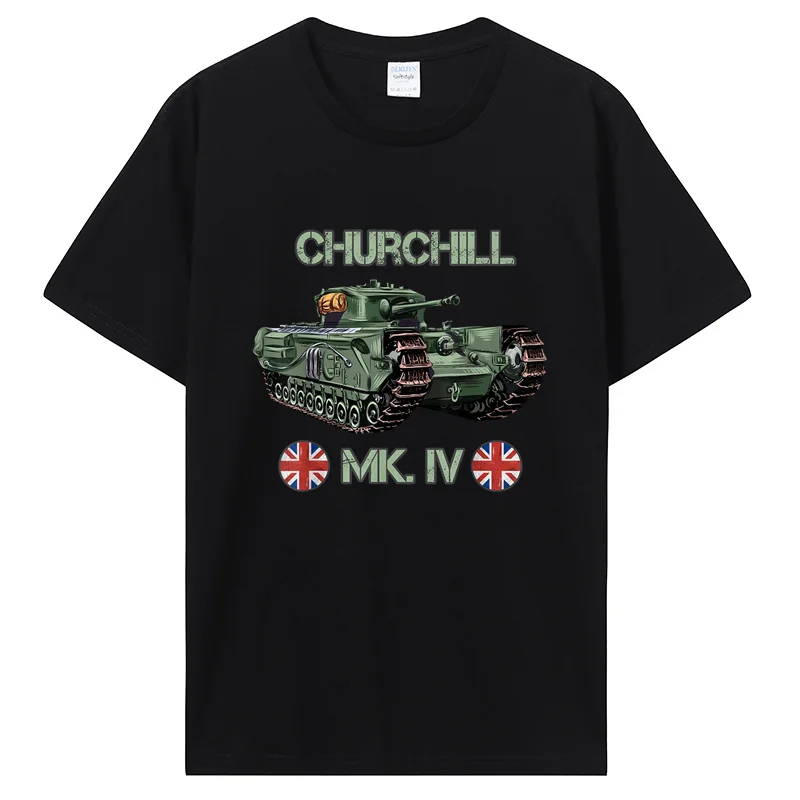 Футболка British Army Churchill Mk.4 мужская хлопковая