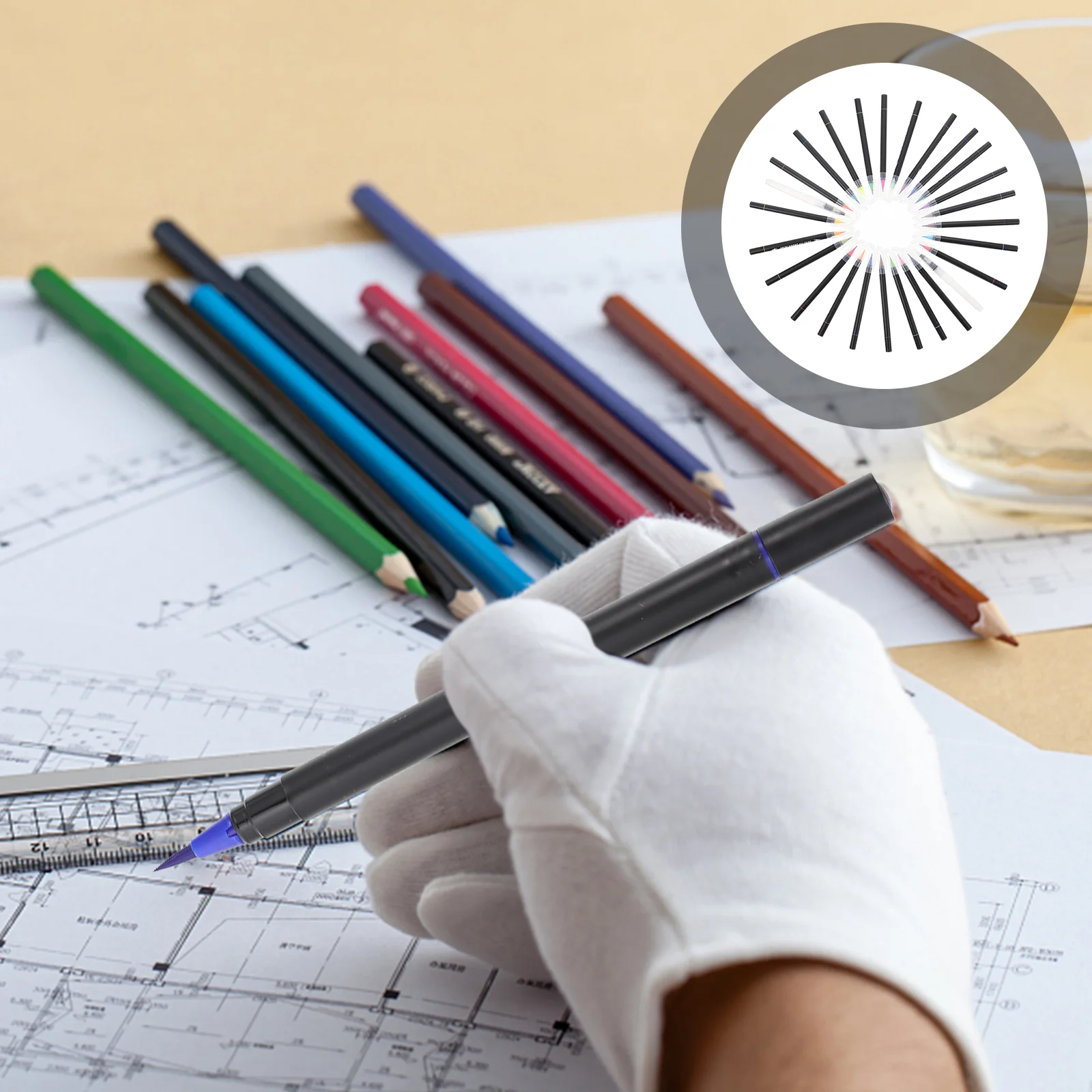 

Маркеры, Набор цветных наконечников, тонкая маркерная кисть, ручка, цветная двухцветная краска ed, Цветная кисть для рисования, акварельные к...