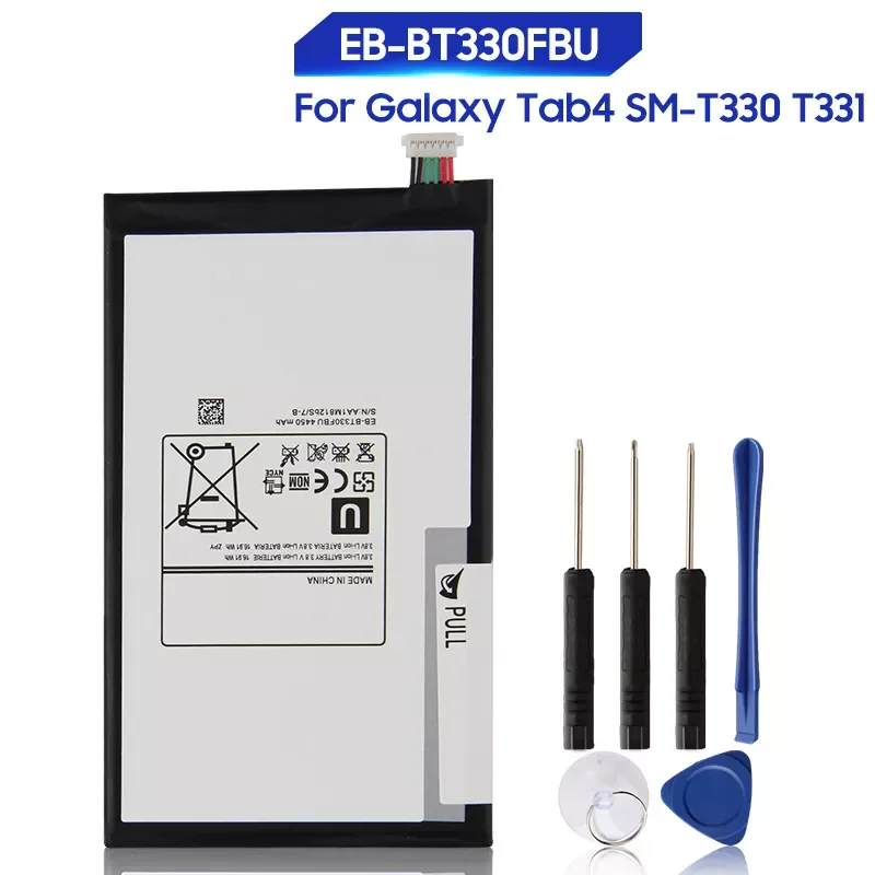 

NEW2022 Replacement Battery For SAMSUNG Galaxy T331 Tab4 SM-T330 Rechargeable Tablet Battery EB-BT330FBE EB-BT330FBU 4450mAh