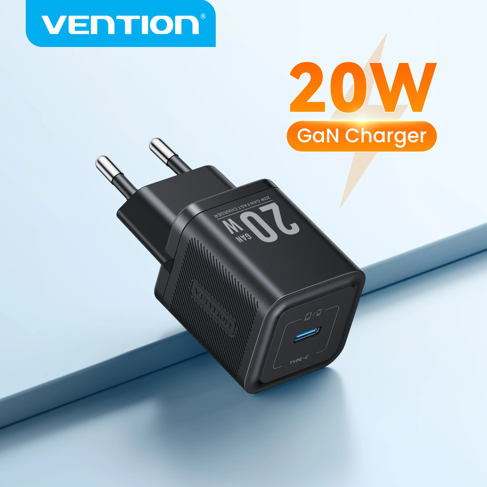 Фото Портативное зарядное устройство Vention 20W USB-C с быстрой зарядкой PD3.0 QC3.0 для iPhone 17 16 15 14 13 12 Pro Max 11 X 8 Plus №1