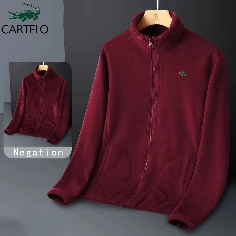 Брендовая модная одежда CARTELO мужская куртка для пары плюшевый кардиган пальто на