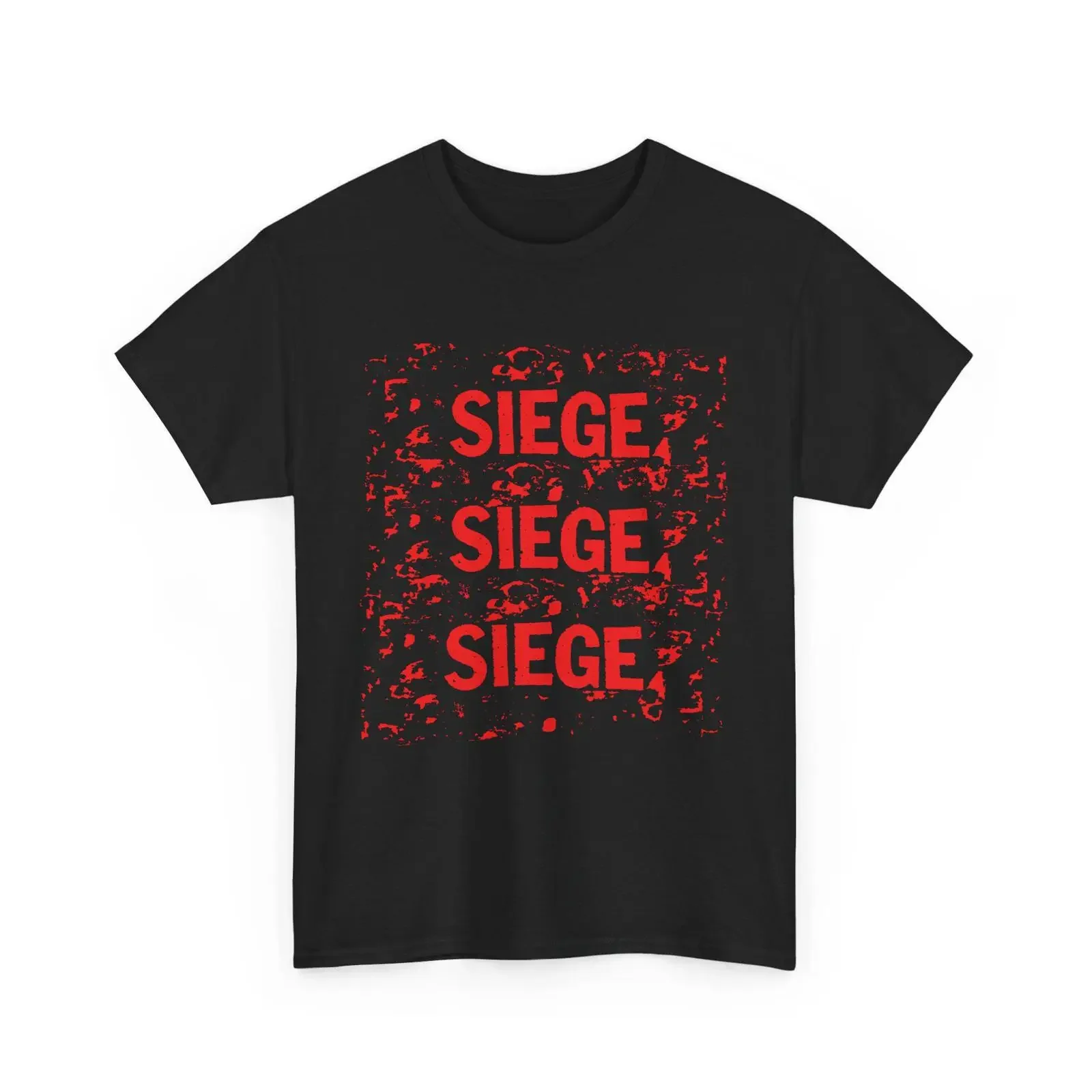 Фото Футболка Siege Hardcore Grindcore Power Violence, 7 цветовых вариантов, винтажная, с эффектом потертости, модная, унисекс, удобная, универсальная. №1