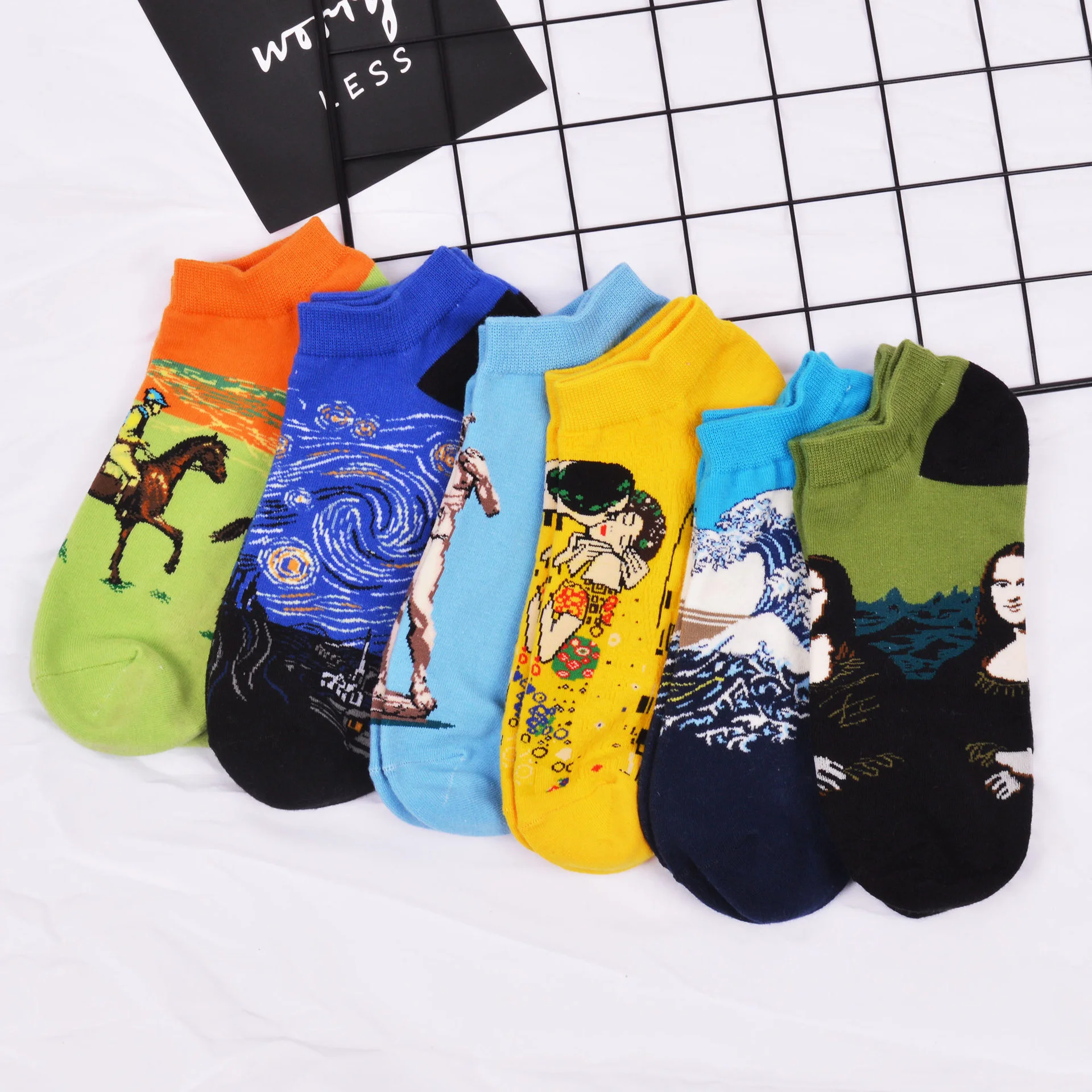 

Peonfly Astronaut Summer Pug Sloth Happy Chicken Crew Street Ankle Cotton Short Funny Women Men Boat Socks Male Sock Slippers