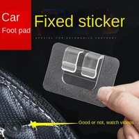 car foot pad magic tape buckle car fixing clip velcro strong double sided adhesive tail box mat