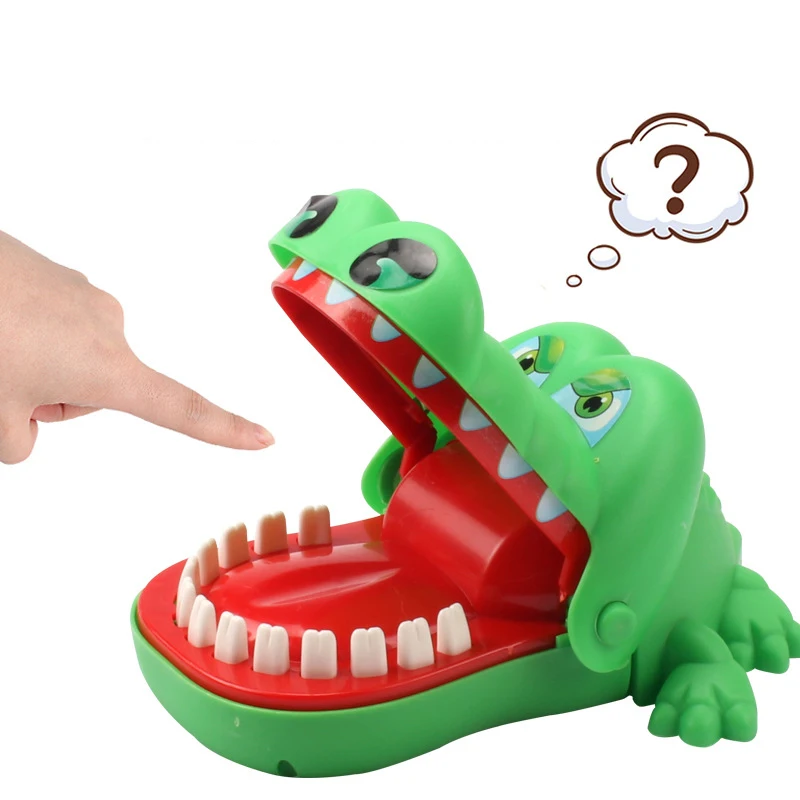 

Hand-biting Crocodile Scary Toy Trick Decompression Alligator Game Cool Stuff Bite Finger Toy Children Kids Gift