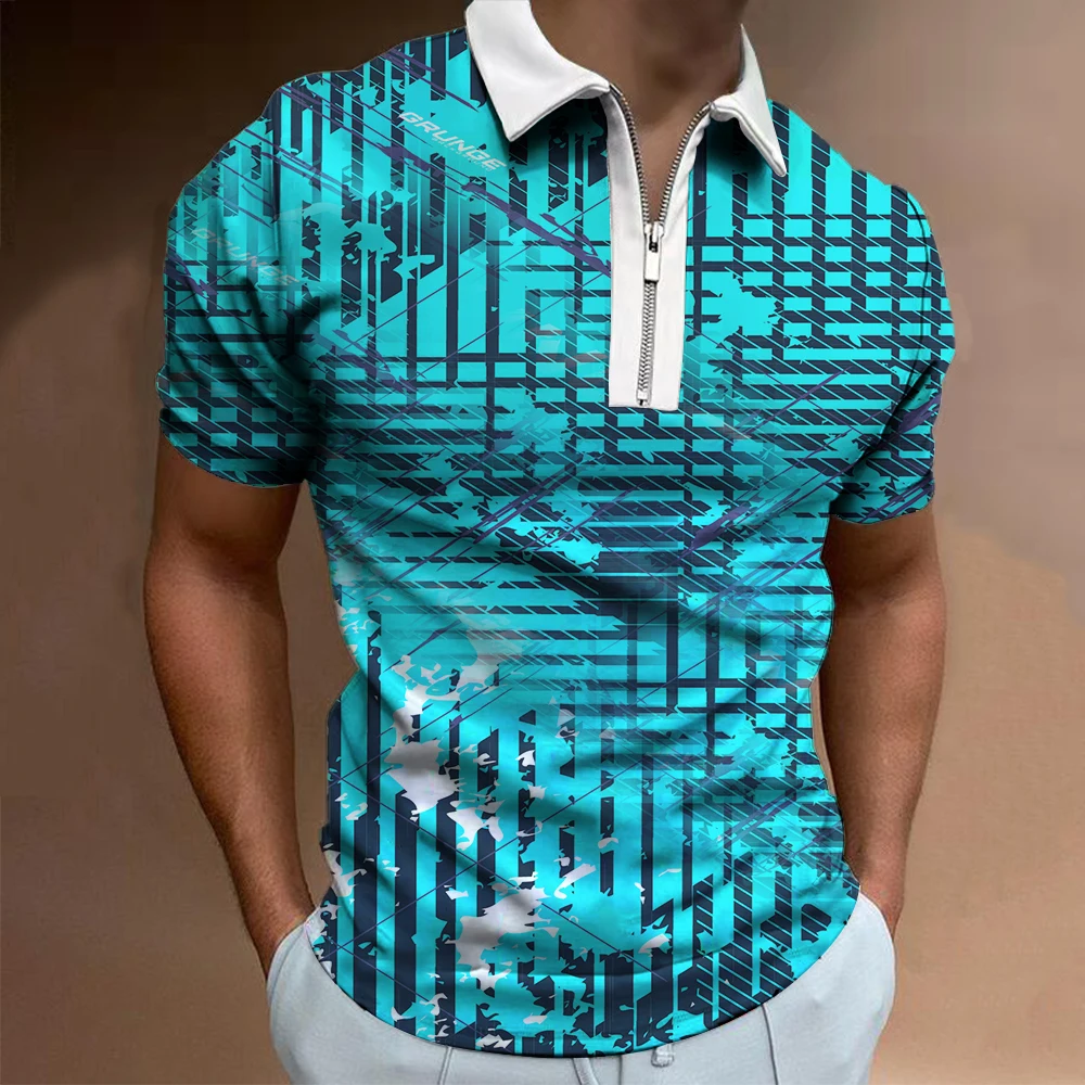 

2022 Summer Casual Polo Shirts Men's Short Sleeves Lapel Daily Casual Sale Men's Plus Size Colored Polo Shirts Short Sleeves