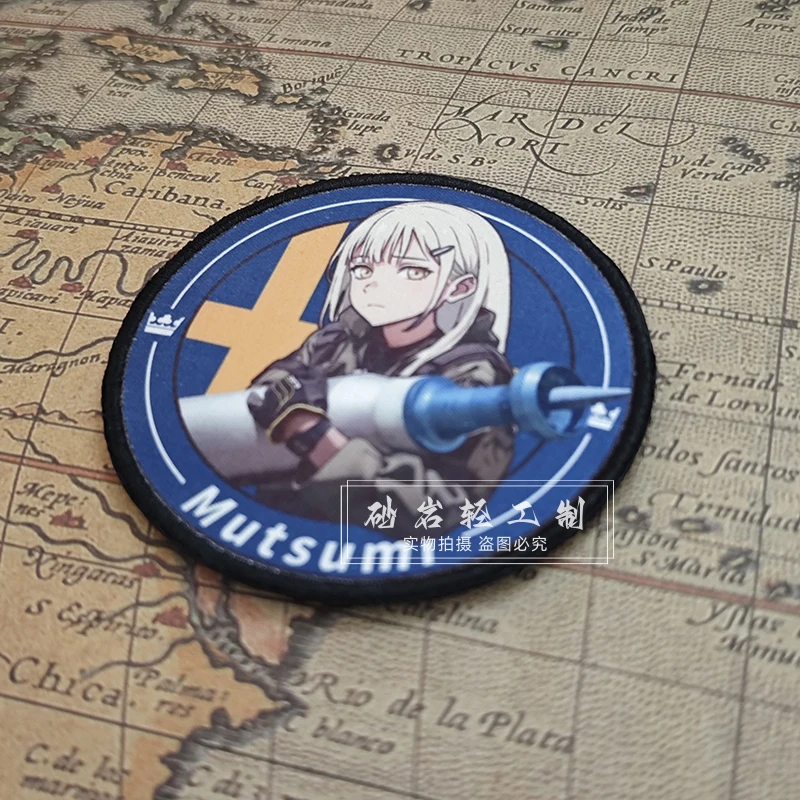 Взгляд! Это MyGO! Нашивка Mutsumi Wakaba значок для морального духа два размера аниме