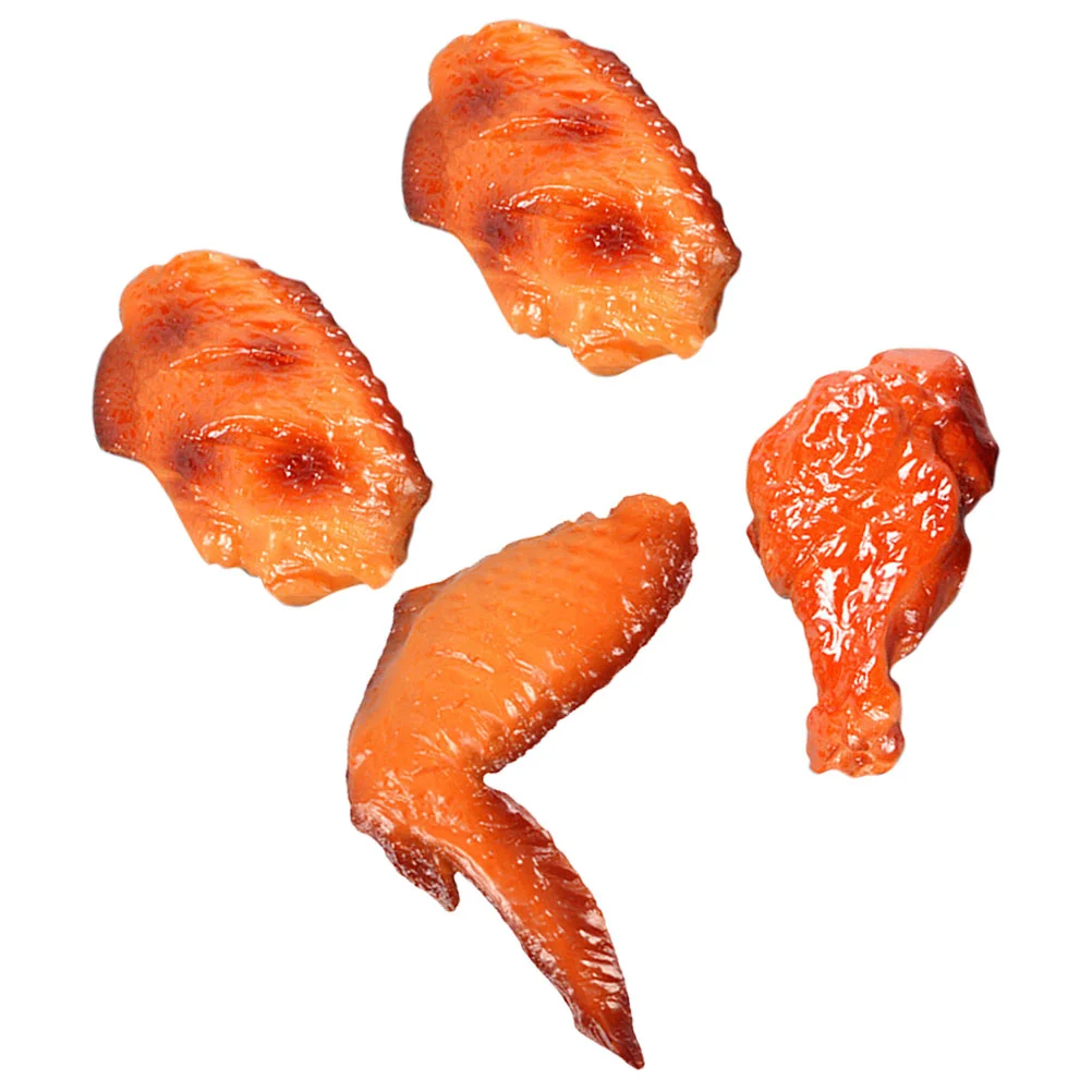 

1 set of Restaurant Simulated Chicken Leg Fake Food Decoration Model Fake Chicken Wings
