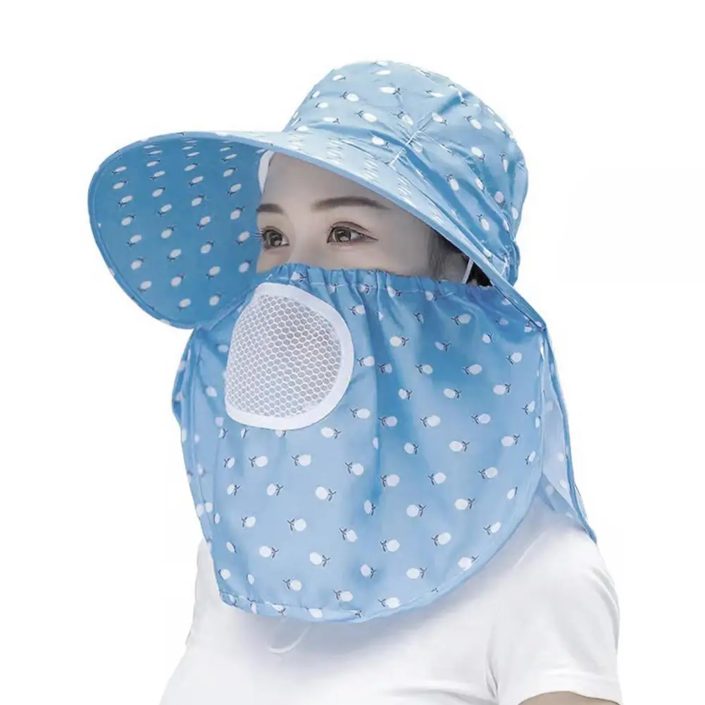 

Шляпа женская с защитой от УФ-лучей, дышащая уличная Панама от солнца, с широкими полями, для работы на открытом воздухе, с откидной крышкой, ...