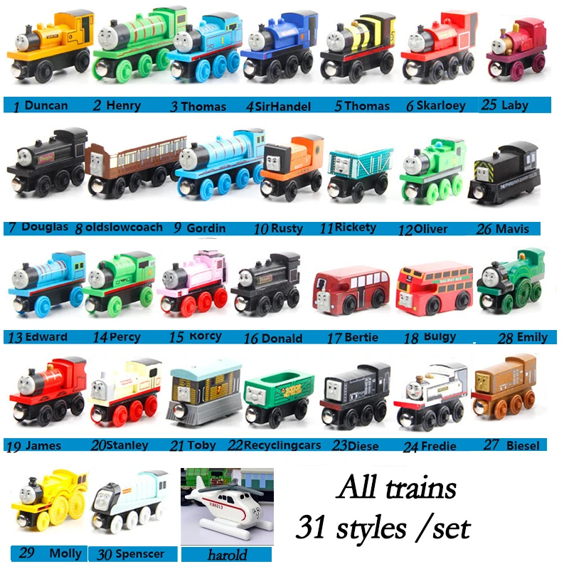 

Железнодорожные поезда Thomas and Friends 31 шт./компл. изысканные игрушки для детей игрушки для мальчиков и девочек подарок на день рождения