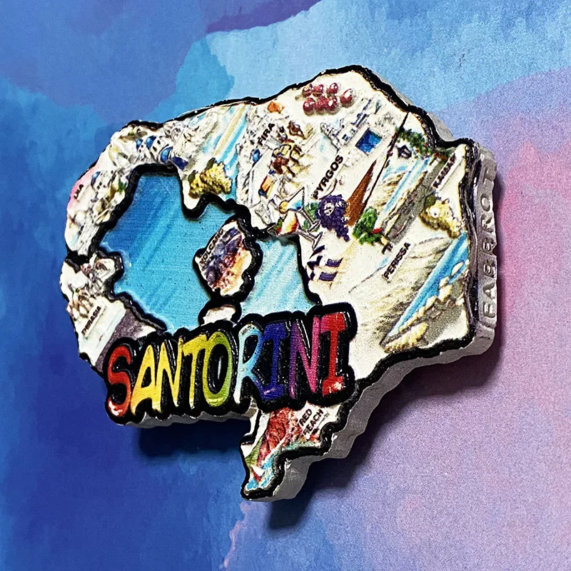 Санторини 3D магниты для холодильника туристические сувениры магнитные
