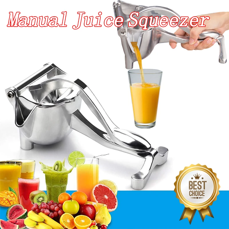 

Manual Juice Squeezer Aluminum Alloy Hand Pressure Juicer Pomegranate Orange Lemon Sugar Cane Juice Kitchen Bar Fruit Tools