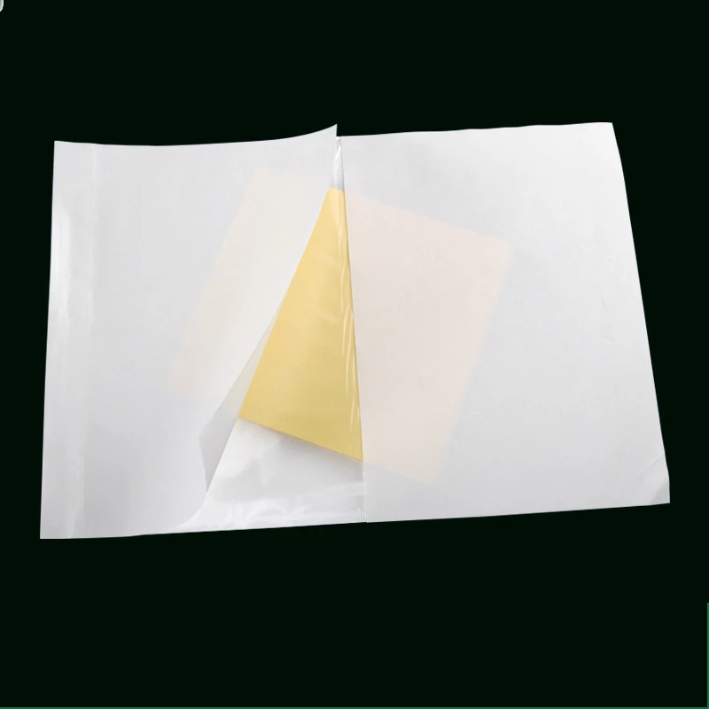 50 шт. Пластик сумки патч прозрачный Билл сумка карман самоклеющийся