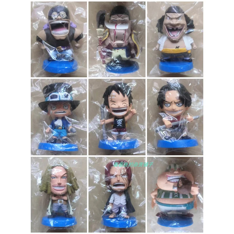 

Genuine Ong Piece Action Figure Mini Big Head Childhood Three Brothers Ex Cashapou Rare Out of Print Model Toy