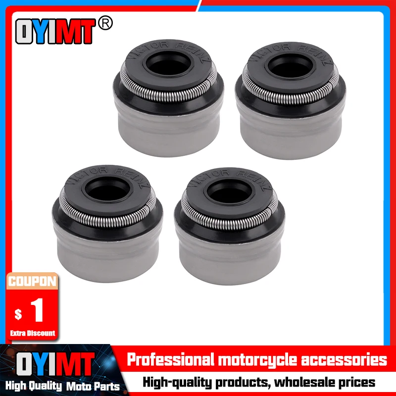 4 шт. уплотнение стержня клапана мотоцикла для PEUGEOT 125 elyeos DD DT 250 FE 4T 450 501 FE250 FE450 FE501