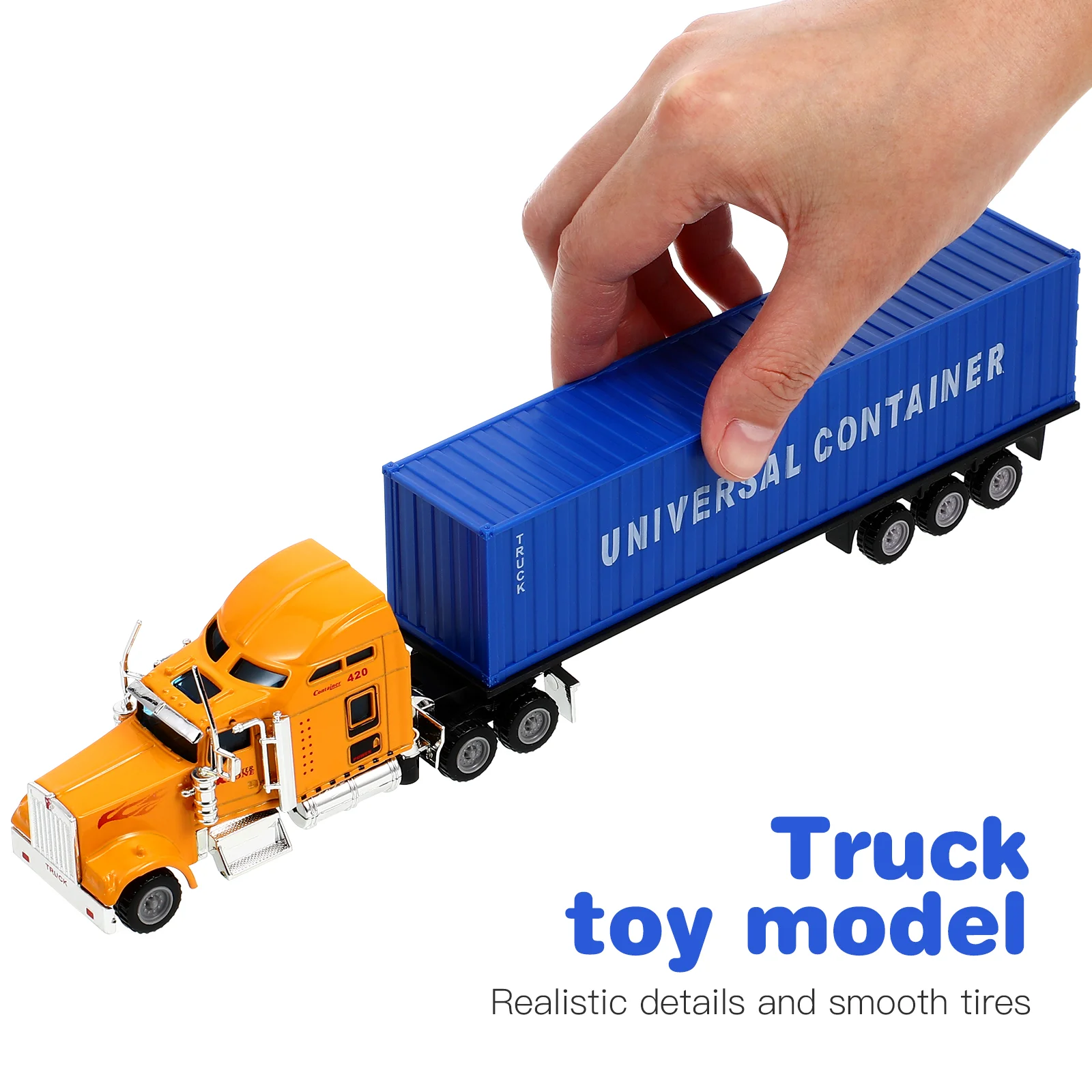 Детская игрушечная модель автомобиля полугрузовики детские игрушки с прицепами