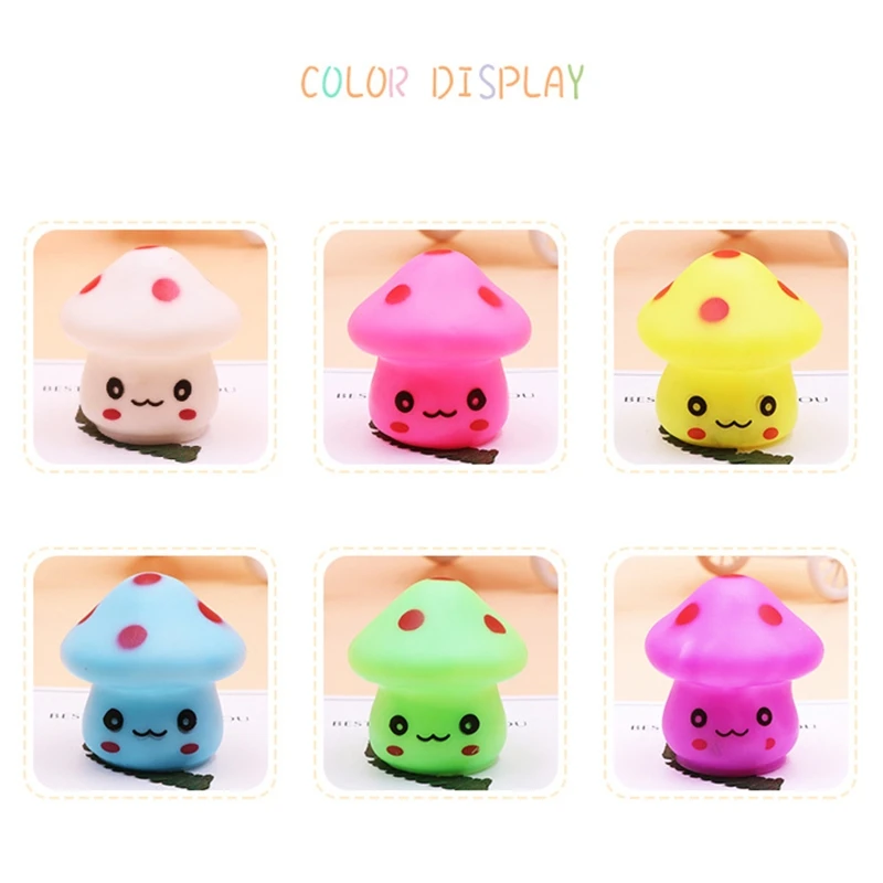 

Cute Mushroom Night Lamp 7 Color Mushroom LED Night Light for Party Wedding Bedroom Decor Creating Relaxing Atmosphere