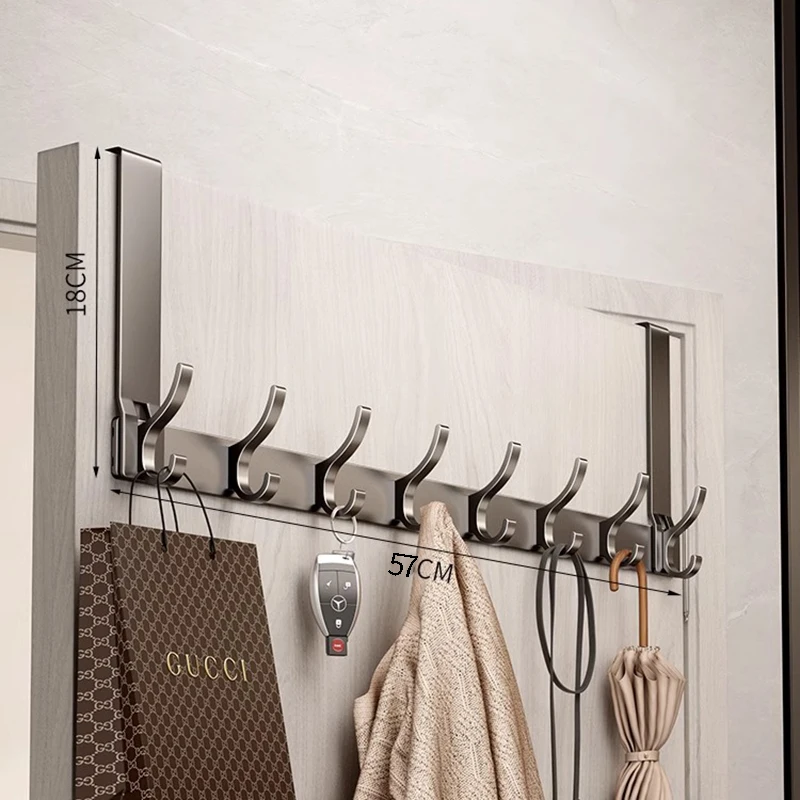 

Дверной крючок-органайзер алюминиевый