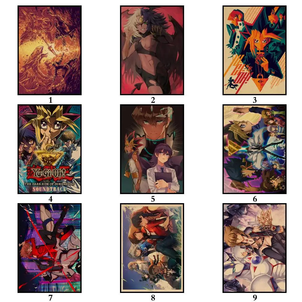 WTQ Аниме Постер Ю-Ги-О Холст
